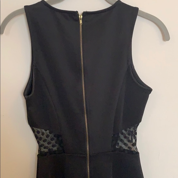 Black Cocktail Dress with Sheer Inserts! 🥂 - Picture 3 of 3